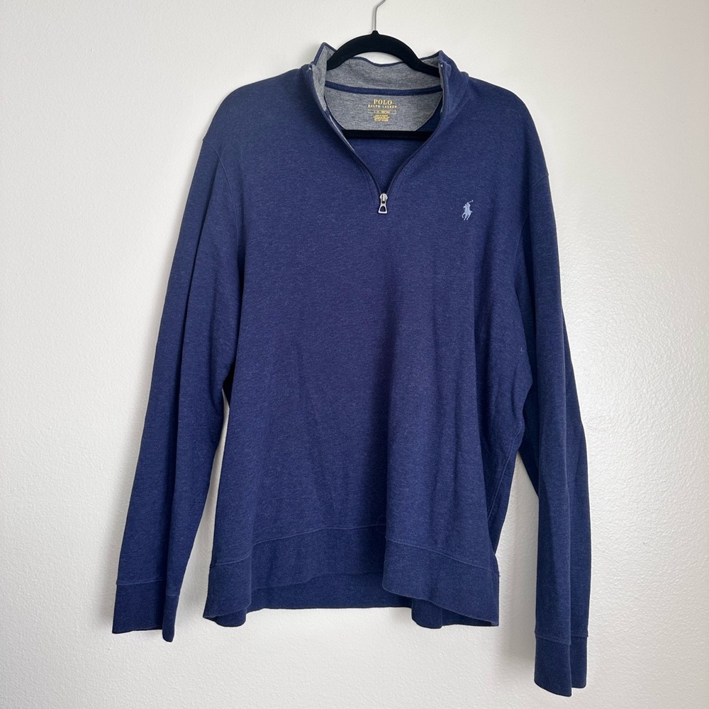 Polo by Ralph Lauren Blue Zip Up Sweater